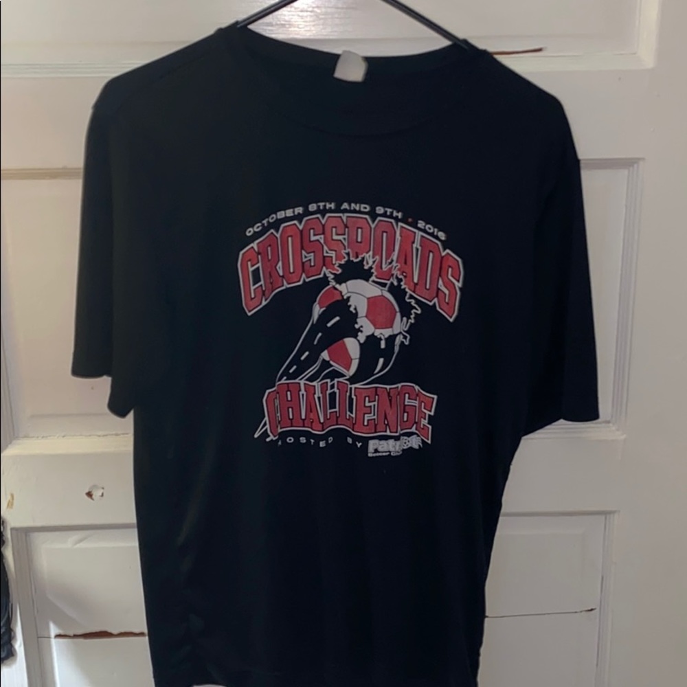 black crossroads challenge tshirt